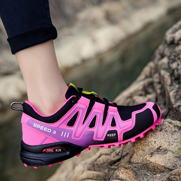 

2021 summer mountaineering shoes women's waterproof and anti-skid professional mountain outdoor men's super light, breathable