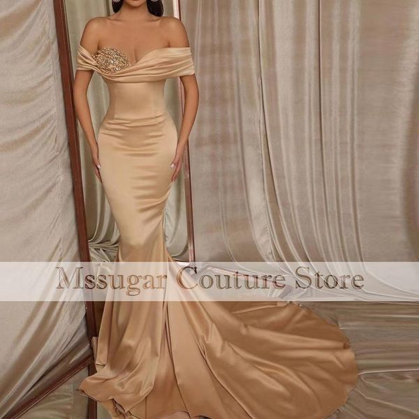 

party dresses 2021 elegant mermaid evening dress beading crystal plus size women long formal prom gowns wear, White;black