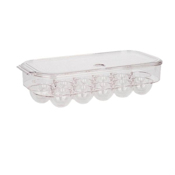 

storage bottles & jars creative egg box large capacity container basket tight lock space saving kitchen organizer tools home supplier trans