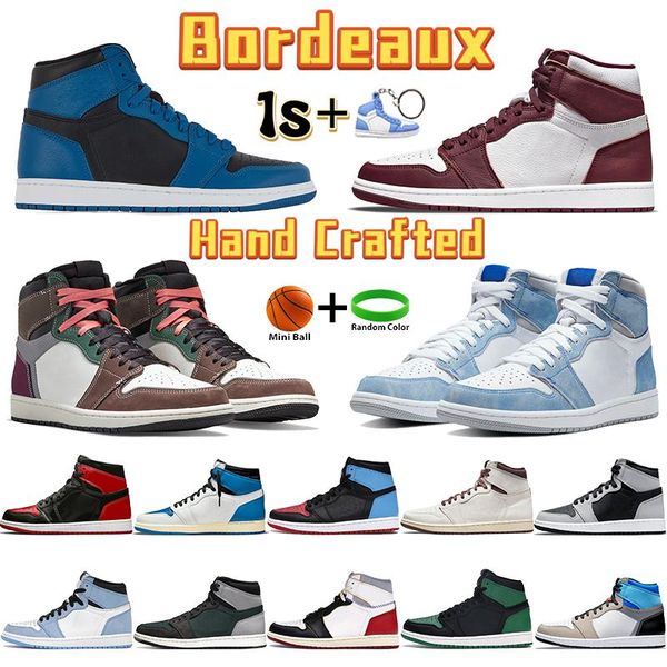 

bordeaux hand crafted high 1 1s basketball shoes men sneakers gore tex light bone university blue a ma maniere prototype hyper royal mens sp