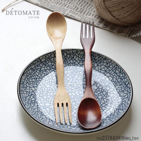 

dinnerware sets 100pcs wooden spoon forks coffee tea spoons salad fruit fork natural wood cutlery