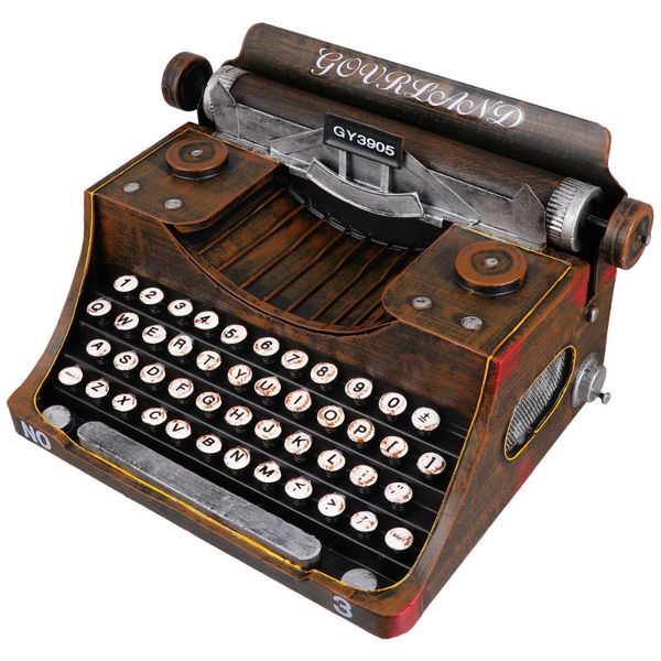 

craft tools 1pc vintage typewriter retro model home decor