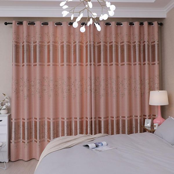 

curtain & drapes modern minimalist light strip print full blackout curtains for living dining room bedroom.