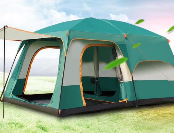 

tents and shelters camel ultra-large waterproof camping outing two bedroom tent outdoor