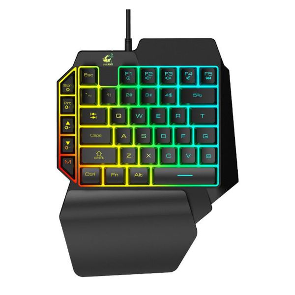 

keys lap home keyboard keypad gaming mobile phone wired usb one-handed led backlight office universal ergonomic keyboards