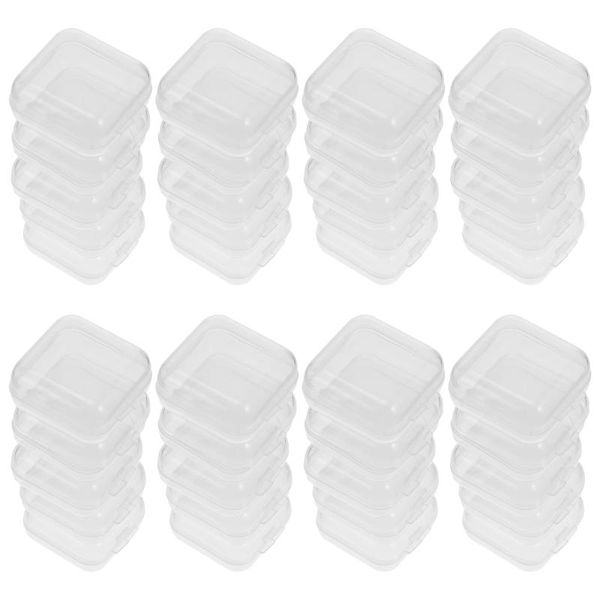 

storage drawers 100pcs multi-function boxes container transparent (transparent)
