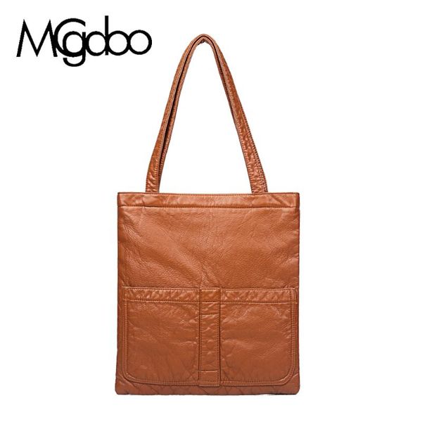 

evening bags mgcdoo vintage women handbags multi pockets large capacity shoulder casual female tote bag solid color handle