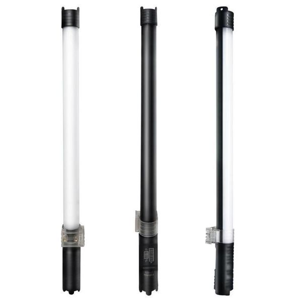 

yidoblo handheld ice stick led video light 3200k-5500k studio pography lamp bio-color adjustable remote control + handbag flash heads