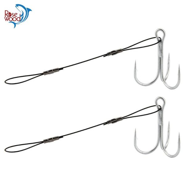 

fishing hooks rosewood carp hook size #6 #1 #1/0 #2/0 treble line connect soft baits high-carbon steel fish