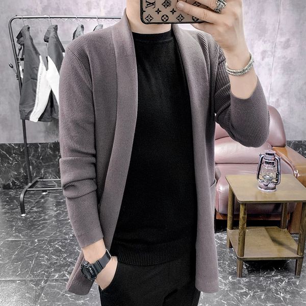 

men's tracksuits jersey men's coat sweater button, Gray