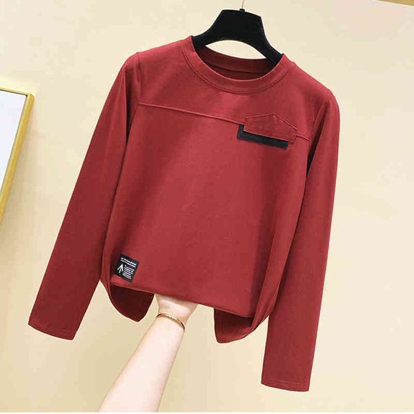 

women's t-shirt shintimes spring and autumn appliques t cotton korean fashion woman clothes tee femme fo7h, White