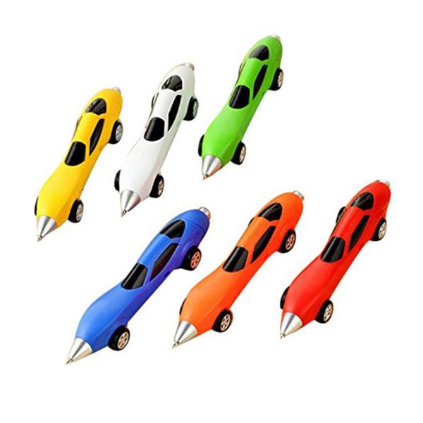 

ballpoint pens 3pcs lovely children car, Blue;orange