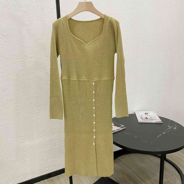 

8891 elegant xiaobeikou ins wind blogger water drop collar jin current clavicle slim fitting sweater dress, Black;gray