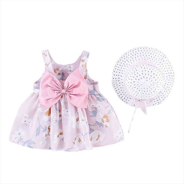 

summer baby girls flower girl dresses toddler sleeveless round neck sundress casual clothes, Red;yellow