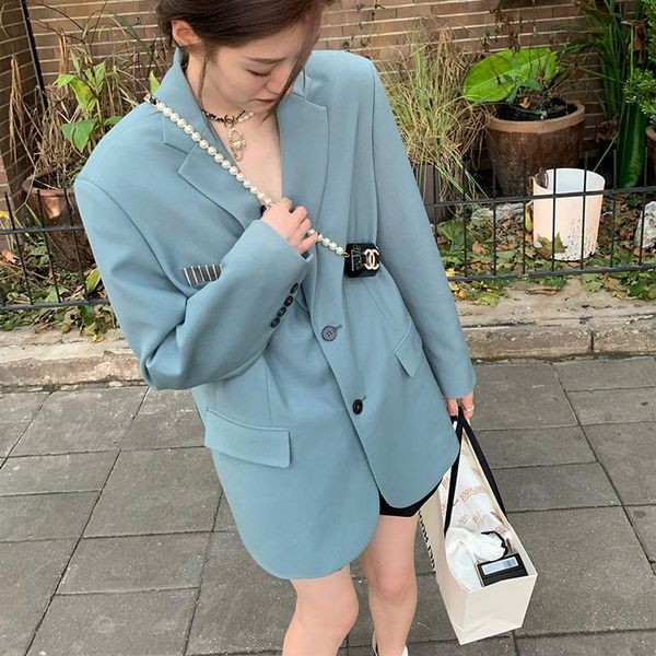 

women's suits & blazers silhouette suit jacket female autumn thin design sense casual korean, White;black
