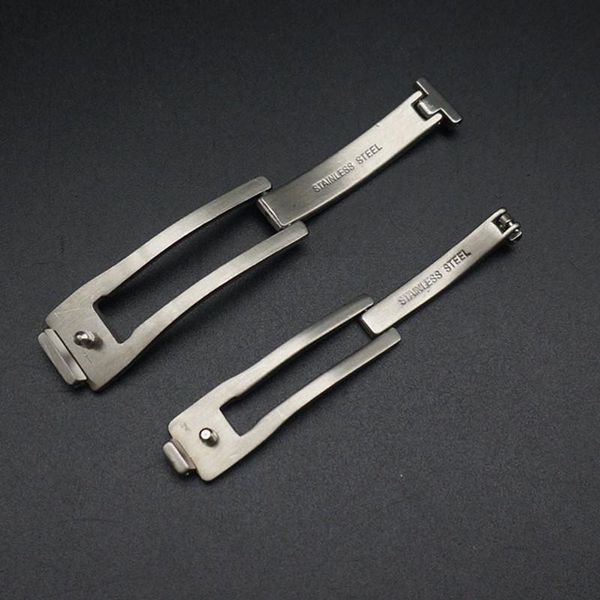 

watch bands 1pcs stainless steel buckle parts 6mm 9mm 6021 -wp20210726, Black;brown