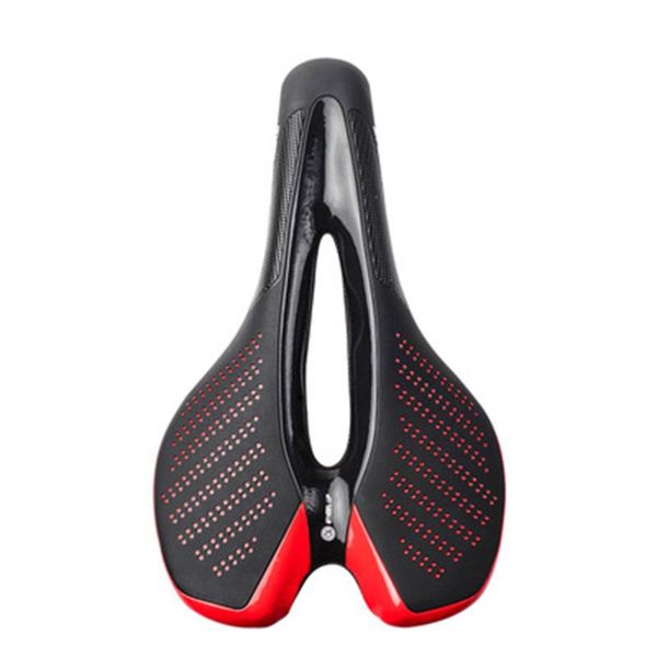 

bike saddles mtb bicycle saddle sponge cushion pu leather rail hollow breathable cycling seat shockproof road mat accessories