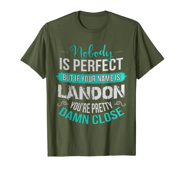 

mug personalize - name is landon t shirts, White;black