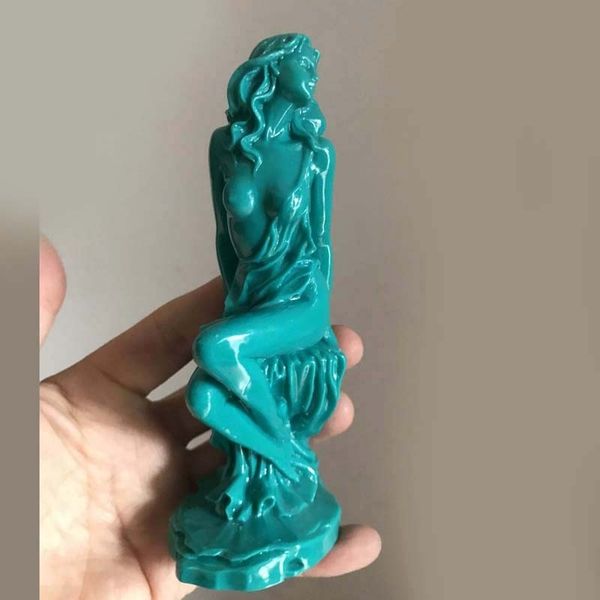 

turquoise jade beauty hand play accessory office desk stone carving small ornament