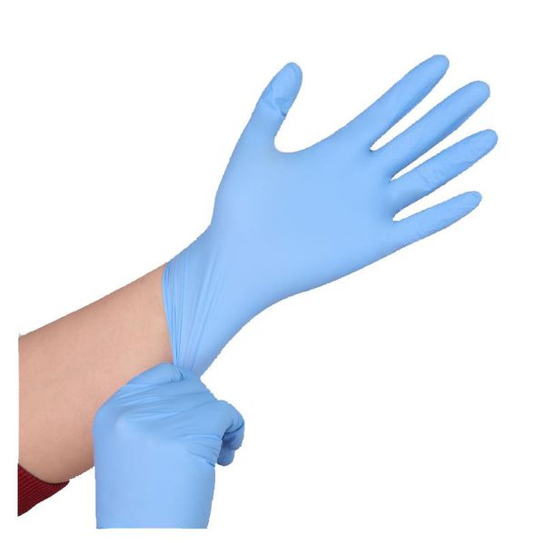 

disposable pvc nitrile latex rubber gloves for washing dishes/kitchen/work/garden/household/ cleaning / tattoo blue