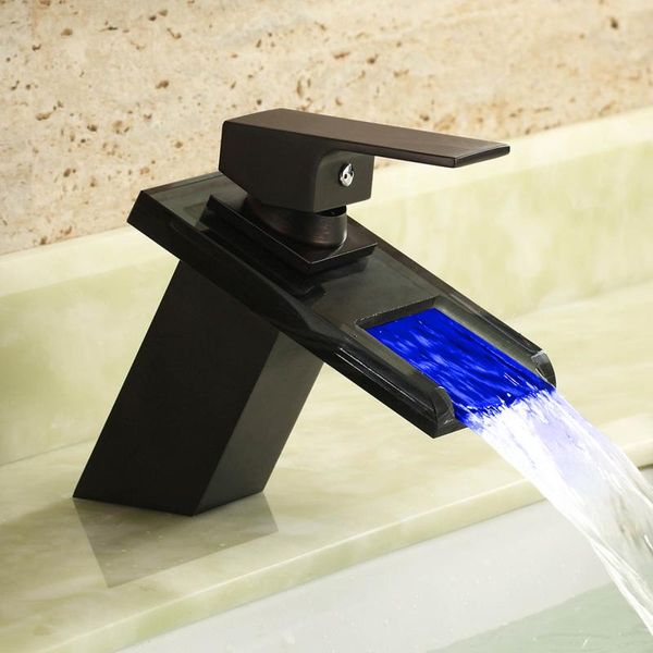 

bathroom sink faucets copper led black glass break temperature and cold water faucet manufacturers selling single hole waterfal