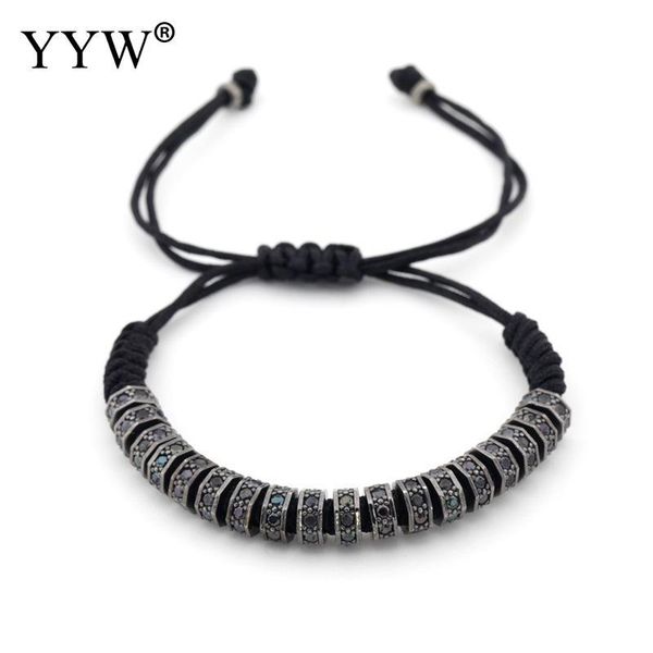 

fashion sead beads bracelet cotton cord chain adjustable link charms wristband bileklik men women jewelry accessories link,, Black