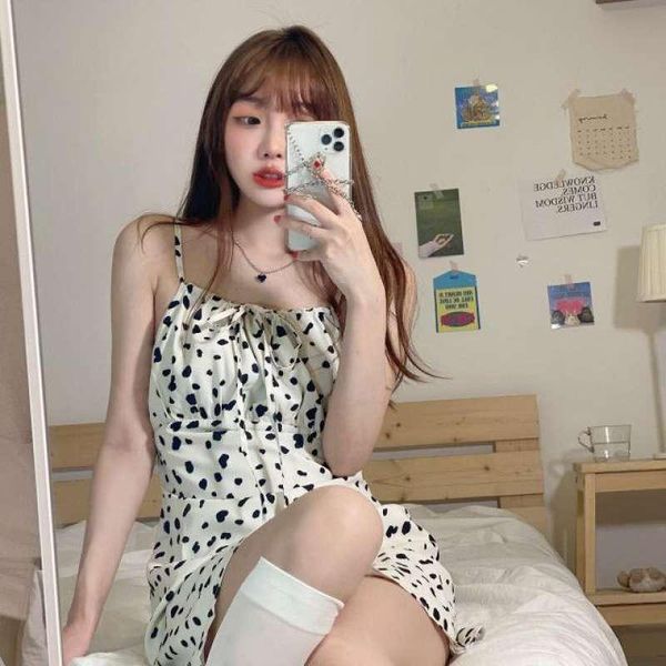 

casual dresses women summer dress 2021 little girl dia cow grain with off shoulder-straps mini vestido de mujer ydk847, Black;gray