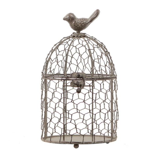 

retro nostalgic european birdcage iron ornaments hollow design window display simulation flower potted plants bird cages