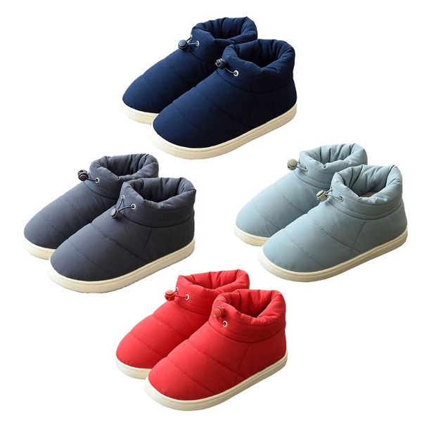 

prettyia soft cotton shoes slippers winter warm camping feet booties boots sports socks, Black