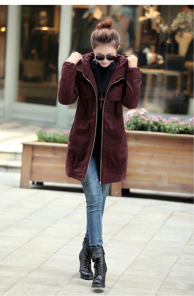 

women's trench coats fashion women overcoat elegant coat ladies windbreaker and long sections, Tan;black