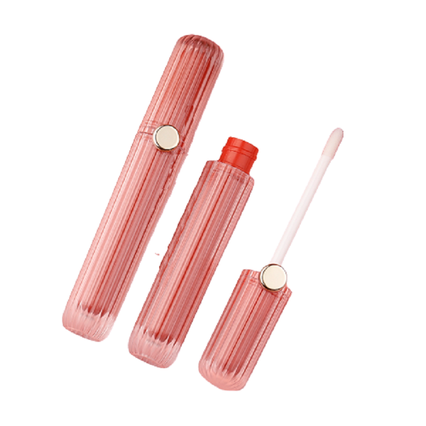 

storage bottles & jars arrival plastic lip gloss tube round pink wand cosmetic container empty packaging bottle 30p/50pcs