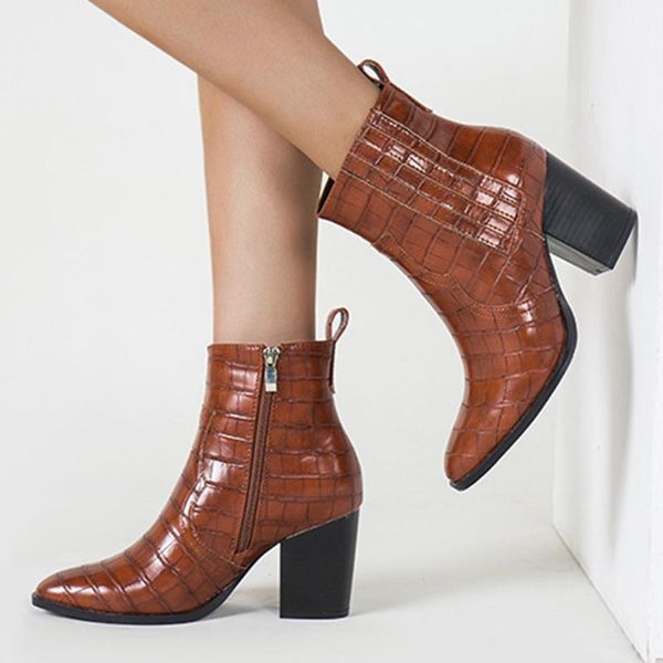 

boots women's 2021 autumn and winter cross-border european american foreign trade shoes fashion short, Black