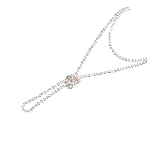 

pendant necklaces 1pc woman multi-layer necklace simple clavicle chain vintage neck (white), Silver