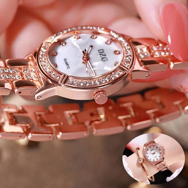 

wristwatches luxury women watch diamond elegant quartz wristwatch female stainless steel strap charm casual ladies gift reloj de dama, Slivery;brown