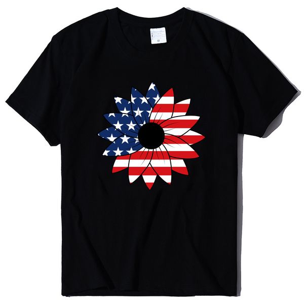 

summer 2021 art print short sve large loose t-shirt adult, White
