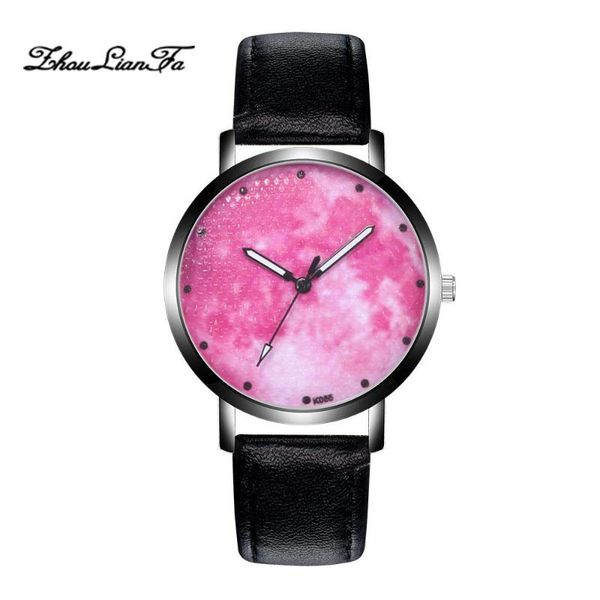 

wristwatches fashion creative pattern sports mens watches quartz wrist leather design #k055-h, Slivery;brown