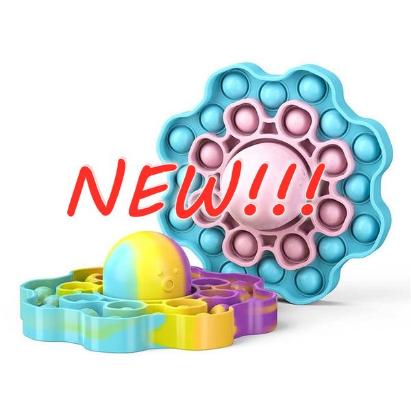 

new toy original fidget funny rainbow overturned ocs expression flip doll silicone decompression pendant toys 3 colors dhl bt