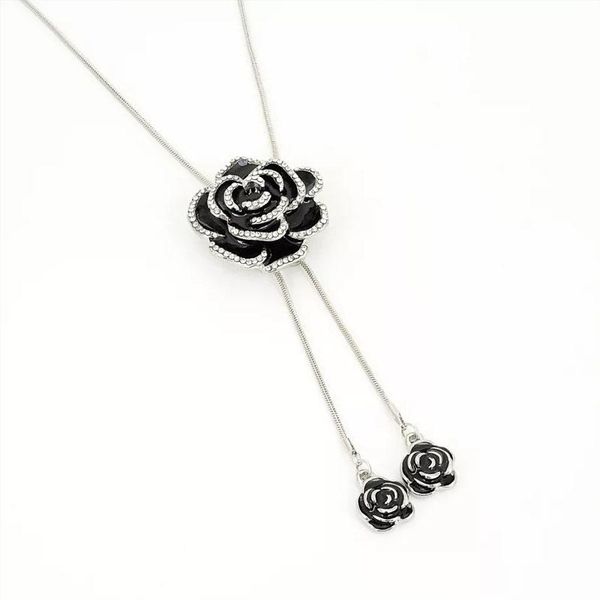 

pendant necklaces famous designer neckless collares long necklace for women, Silver