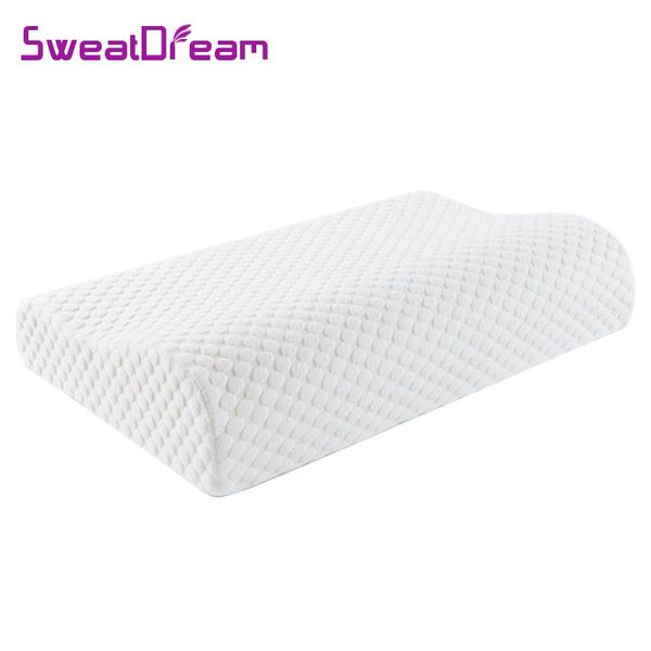 

pillow memory foam bedding shaped ergonomic cervical orthopedic pillows for sleeping neck protection