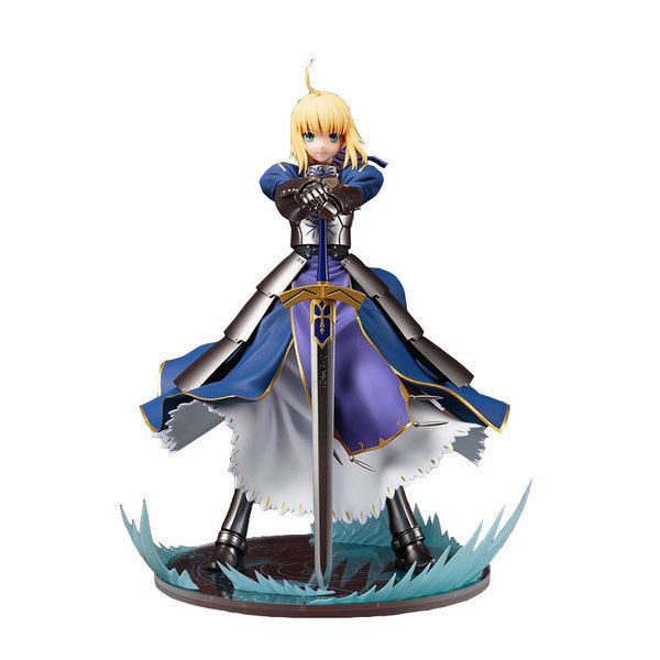 Anime Fate/Stay Night Saber Knight King PVC Action Figure Japanische Anime Modell Spielzeug Sammeln Spielzeug Puppe Q0722