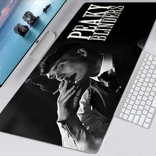 

mouse pads & wrist rests mousepad hd home computer mat desk mats keyboard pad peaky blinders natural rubber lapanti-slip office