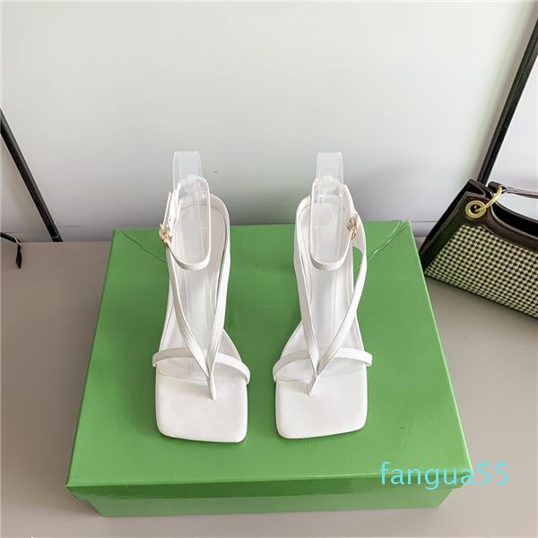 

women summer casual high heeled sandals fashion 7cm black white shoes