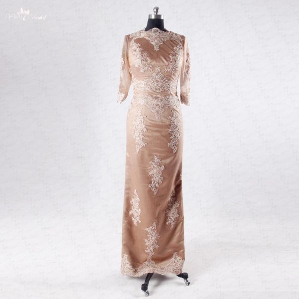 

party dresses rse713 long sleeved muslim evening mother of the bride brown dress, White;black