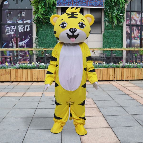 

mascot costumes mascot costumetiger mascot costume anime theme costumes christmas fancy carnival party apparels, Red;yellow