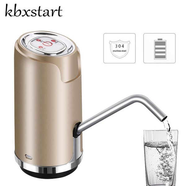 

kbxstart electric bottled water dispenser pump wireless usb drinking bottle suction mini dispensador de agua fria