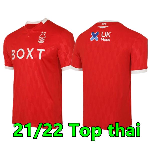 

21 22 nottingham forest home away soccer jerseys lolley grabban2020 2021 watson man football shirt uniform thailand quality, Black;yellow