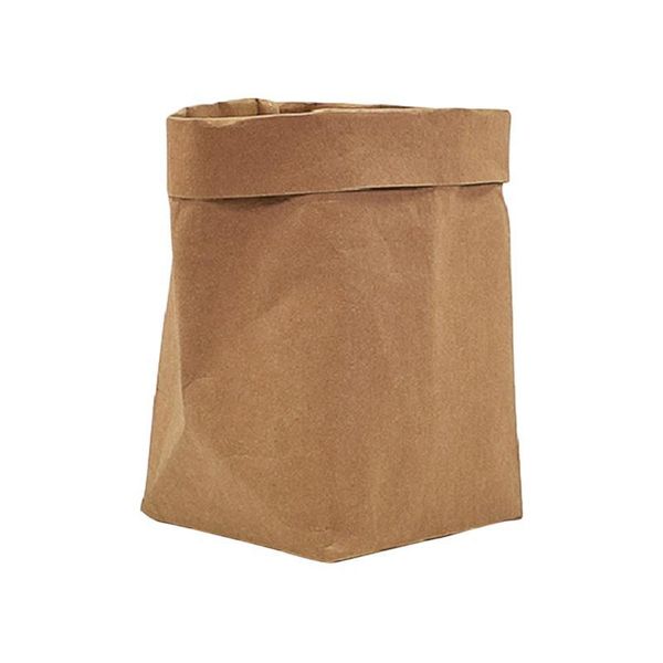 

gift wrap washable kraft paper container reusable bag organizer flowerpot planter bags cover for decoration and storage supplies