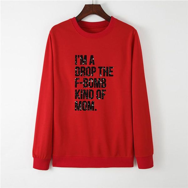 

women's hoodies & sweatshirts individuality letter print women hoodie long sleeve pullover sweatshirt autumn o-neck clothes casual, Black