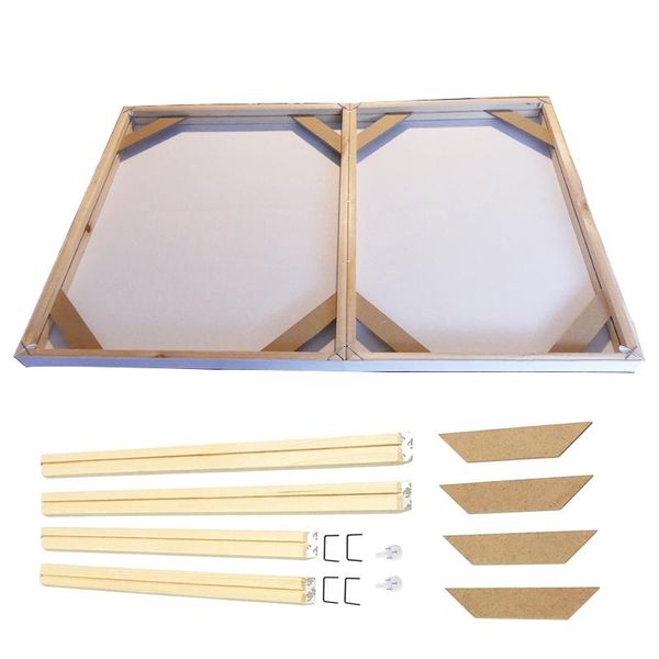 

frames natural pine wooden painting frame custom po diy large size wood for picture poster wall canvas cadre
