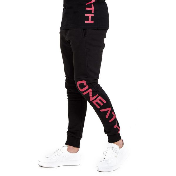 

men's pants 2021 spring muscle boy brothers fitness cotton running big print, Black